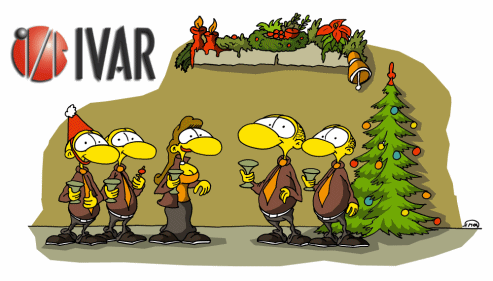 cartoon new year card